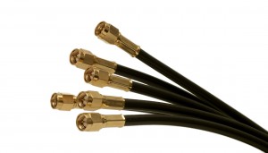 bundle of coax cables